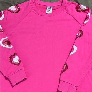 Queen of Sparkles 💖 heart sweatshirt